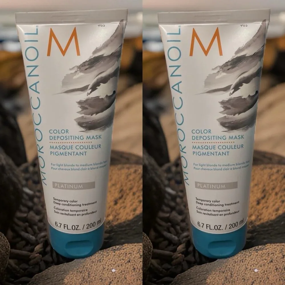 Moroccanoil Depositing Color Mask  Platinum 6.7 oz_2 units